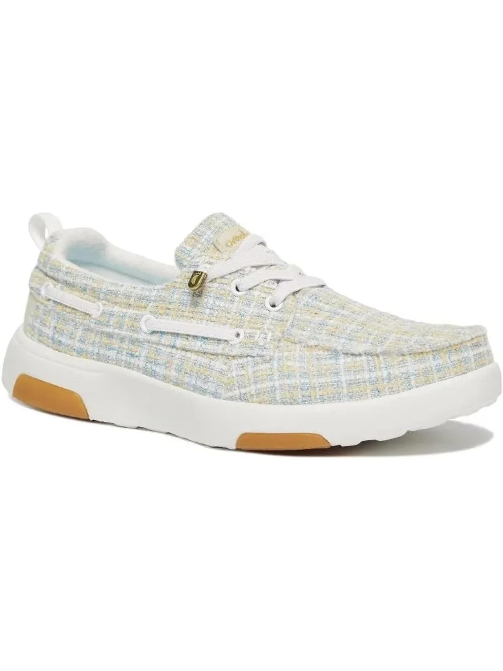 Women's White Light Blue Comfortable Orthopedic Arch Support Loafers Shoes